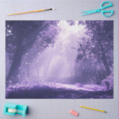 Decoupage grillige mystieke Paarse Hue Forest Tissuepapier (Craft)