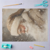 Decoupage grillige niet traditionele Santa Tan pak Tissuepapier (Craft)