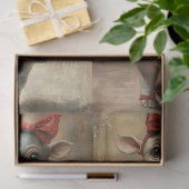 Decoupage grillige nijlpaarden gekleed in Tutu's Tissuepapier (Geschenk)