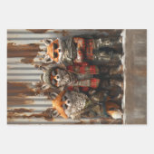 Decoupage grillige ondeugende Bretz FoxBrothers Inpakpapier Vel (Voorkant 2)