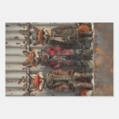 Decoupage grillige ondeugende Bretz FoxBrothers Inpakpapier Vel (Voorkant)