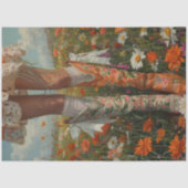 Decoupage grillige ongeëvenaarde cowboylaars voor  tissuepapier (Voorkant)