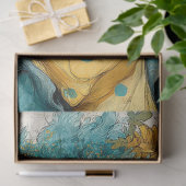 Decoupage grillige patchwork geit Zonnebloemen Tissuepapier (Geschenk)