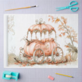 Decoupage grillige perzik vervoer tissuepapier (Craft)