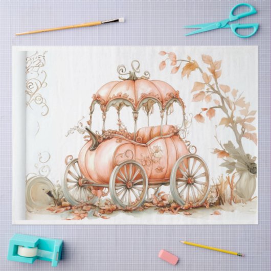 Decoupage grillige perzik vervoer tissuepapier (Craft)