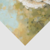 Decoupage grillige schapen familie met tweeling tissuepapier (Detail)