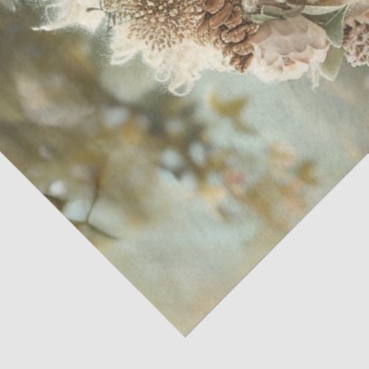 Decoupage grillige schapenfamilie op het Boerderij Tissuepapier (Detail)