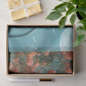 Decoupage grillige skelet bruiloft fietstocht tissuepapier (Geschenk)