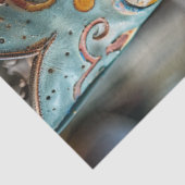 Decoupage grillige Stoned Comical Face Boots Tissuepapier (Detail)