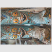 Decoupage grillige Stoned Comical Face Boots Tissuepapier (Voorkant)