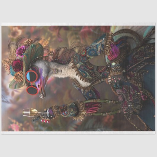 Decoupage grillige Twinkeltoes Wackadoodle Tissuepapier (Voorkant)