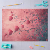 Decoupage grillige Valentijn romantische harten Tissuepapier (Craft)