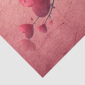 Decoupage grillige Valentijn romantische harten Tissuepapier (Detail)