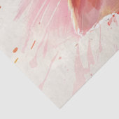 Decoupage grillige varken in een bloemenwonderland tissuepapier (Detail)