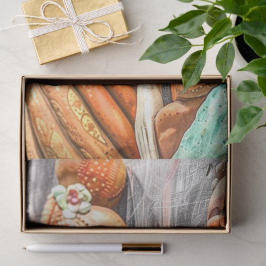 Decoupage grillige vrouw art deco tissuepapier (Geschenk)