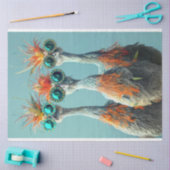 Decoupage grillige Wackadoodle Bird Art Tissuepapier (Craft)