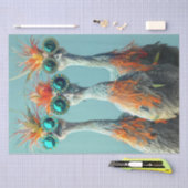 Decoupage grillige Wackadoodle Bird Art Tissuepapier (Craft)