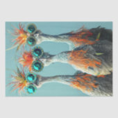 Decoupage grillige Wackadoodle Bird Art Tissuepapier (Voorkant)