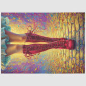 Decoupage grillige wandeling van de onafhankelijkh tissuepapier (Voorkant)