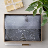 Decoupage grillige Winter Scene Street Lamp Tissuepapier (Geschenk)