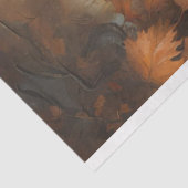 Decoupage grillige zwarte kat Herfst Portret Tissuepapier (Detail)