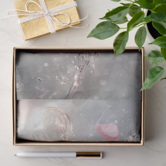 Decoupage grillige zwevende Valentijn hart Tissuepapier (Geschenk)