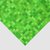 Decoupage Groene Pixels Verjaardagsfeestje Tissuepapier (Detail)