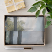 Decoupage Grote Black Brahman Bull in het veld Tissuepapier (Geschenk)