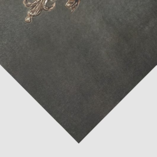 Decoupage Grote Pyreneeën Koninklijke Familie Tissuepapier (Detail)