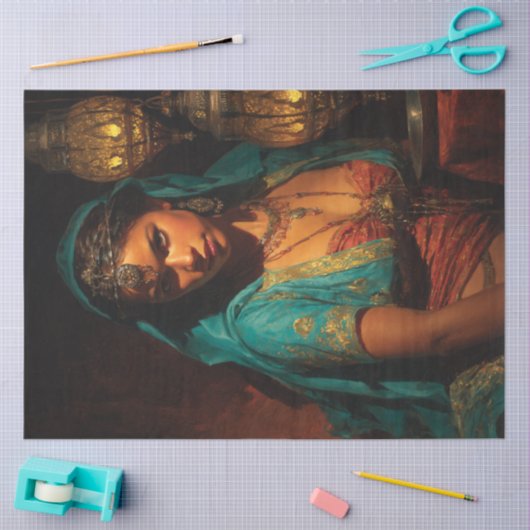 Decoupage Gypsy Lady Mystic Charm Tissuepapier (Craft)