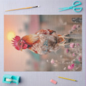 Decoupage Haan Houten Post Sunrise Crowing Tissuepapier (Craft)