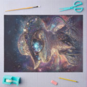 Decoupage Hagedis Kosmische Patronen Stardust Tissuepapier (Craft)