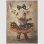 Decoupage Halloween Highland Ballerina Whimsy  Tissuepapier (Voorkant)