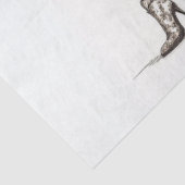 Decoupage Halloween Lady Skeleton Cowgirl Dansers Tissuepapier (Detail)