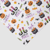 Decoupage Halloween Pumpkin Witch Tissuepapier (Detail)