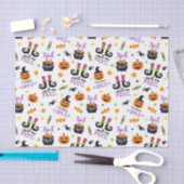 Decoupage Halloween Pumpkin Witch Tissuepapier (Craft)