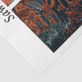 Decoupage Handsaw 26x6" Western Designs Tissuepapier (Detail)