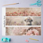 Decoupage Handsaw Design Rose, Peony, Cow Tissuepapier (Craft)