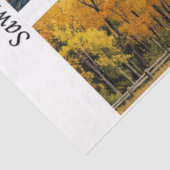 Decoupage Handsaw Designs Red Barn, Yellow Barn,  Tissuepapier (Detail)