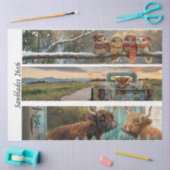 Decoupage Handsaw Papers Owl, Highland Cow, Farm  Tissuepapier (Craft)