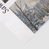 Decoupage Handsaw Papers Red Barn, Church, Truck  Tissuepapier (Detail)