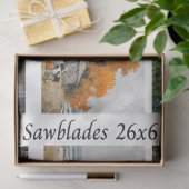 Decoupage Handzaag Rustieke Schuur, Oude Truck Tissuepapier (Geschenk)