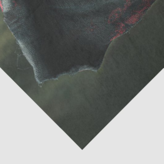 Decoupage Haunting Witch & Her Cat Brewing Tissuepapier (Detail)