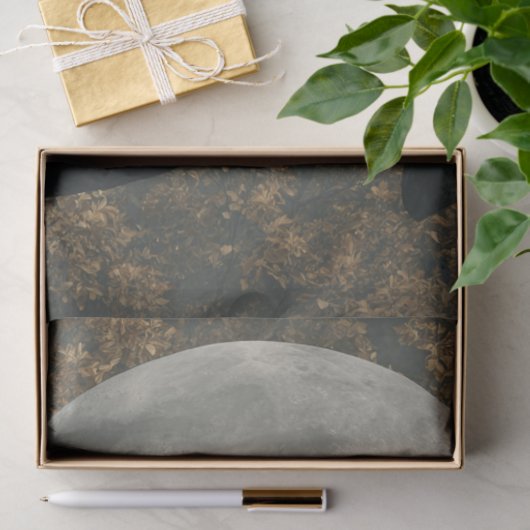 Decoupage Headless Horseman in Moonlit Sky Tissuepapier (Geschenk)