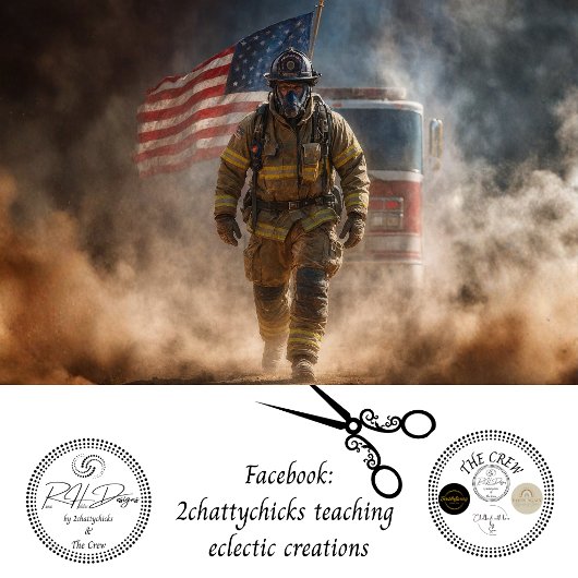 Decoupage Heldenbrandweer Reageerder Tissuepapier