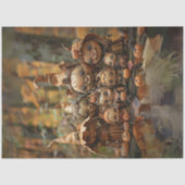 Decoupage Herfst beeldjes in Pumpkin Forest Tissuepapier (Voorkant)