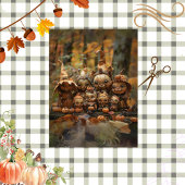 Decoupage Herfst beeldjes in Pumpkin Forest Tissuepapier