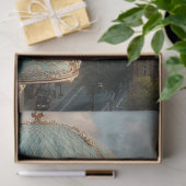 Decoupage Hete Luchtballon Eiffeltoren Scene Tissuepapier (Geschenk)