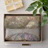 Decoupage Hete Luchtballon Glas in lood Bloemen Tissuepapier (Geschenk)