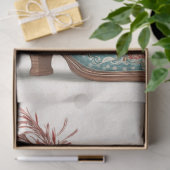 Decoupage Highland Calf Cowboy Dressed For Catwalk Tissuepapier (Geschenk)